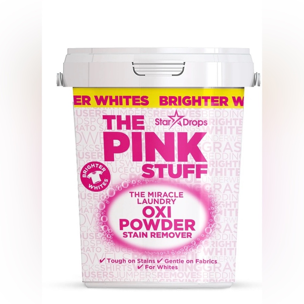 The Pink Stuff Oxi Powder Stain Remover for Whites 1 kg